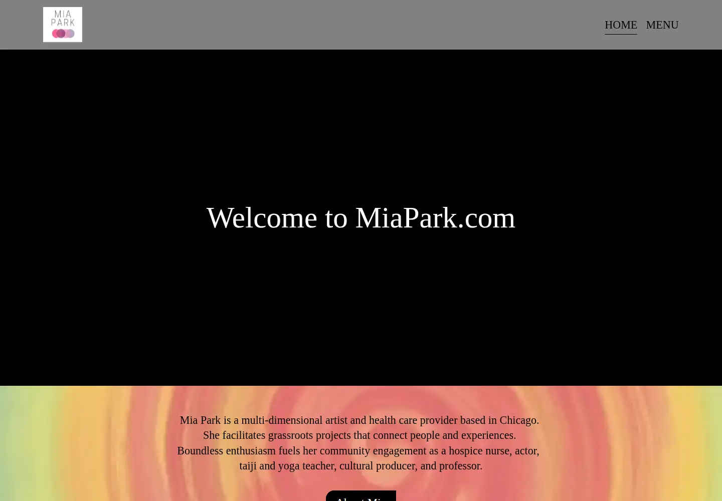 Captured homepage of miapark.com in the current scan