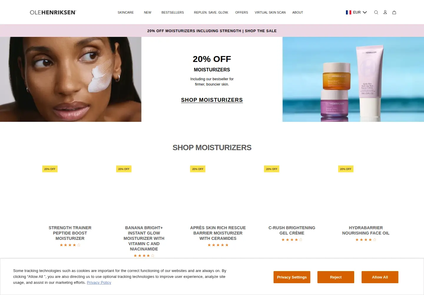 Screenshot of olehenriksen.com
