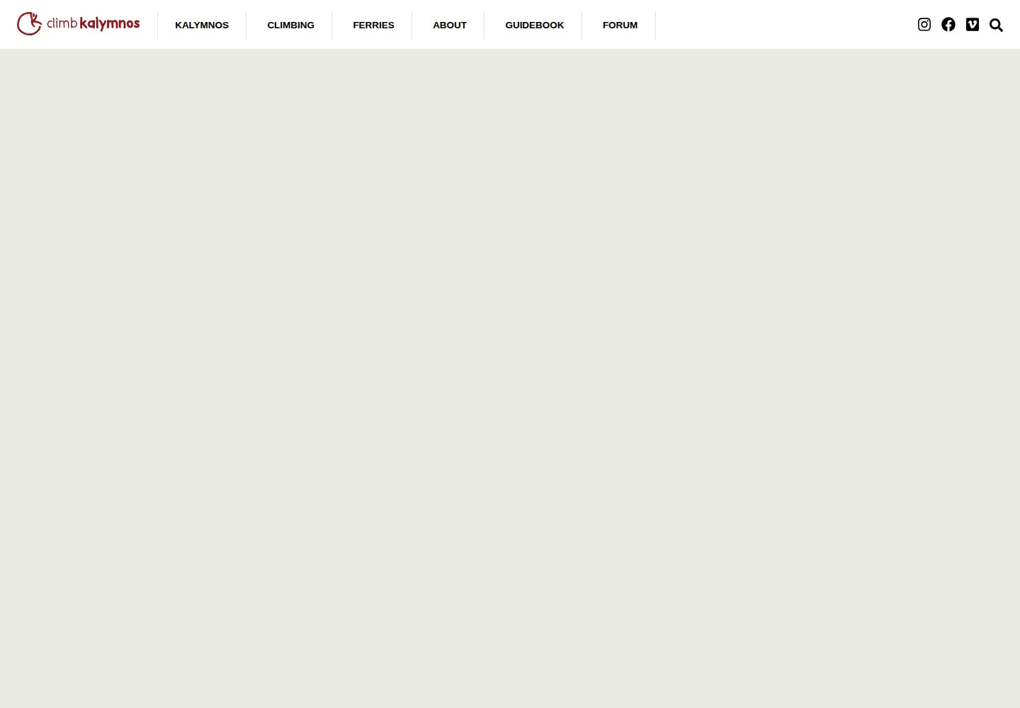 Screenshot of climbkalymnos.com