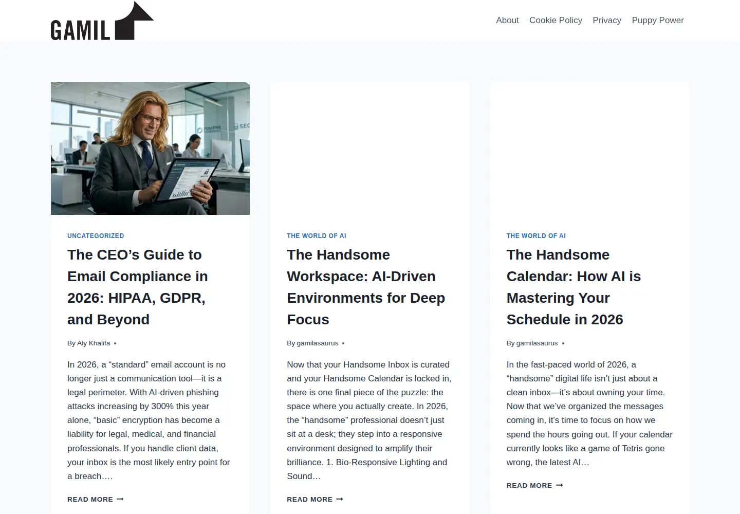 Screenshot of gamil.com