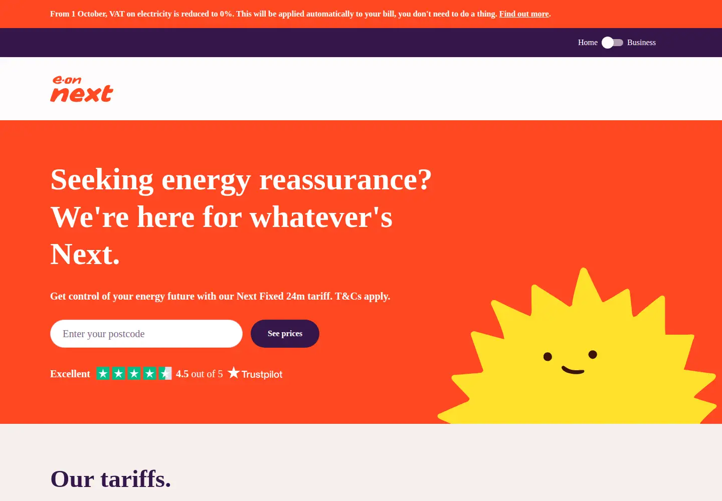 Screenshot of eonnext.com