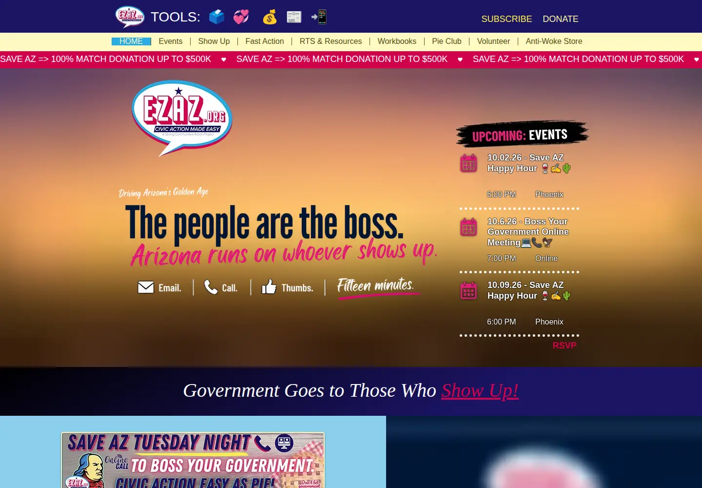 Screenshot of ezaz.org