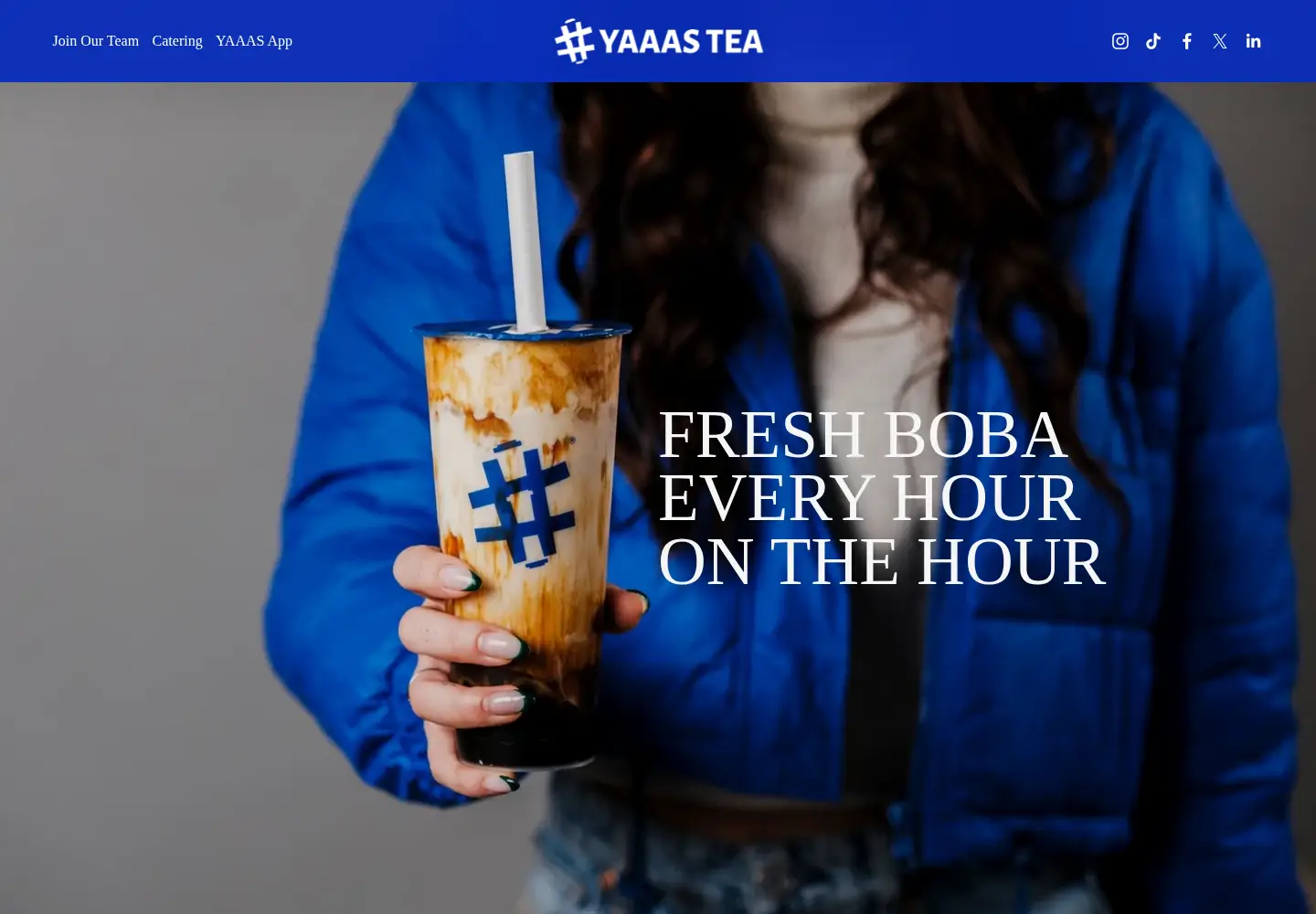 Screenshot of yaaastea.com