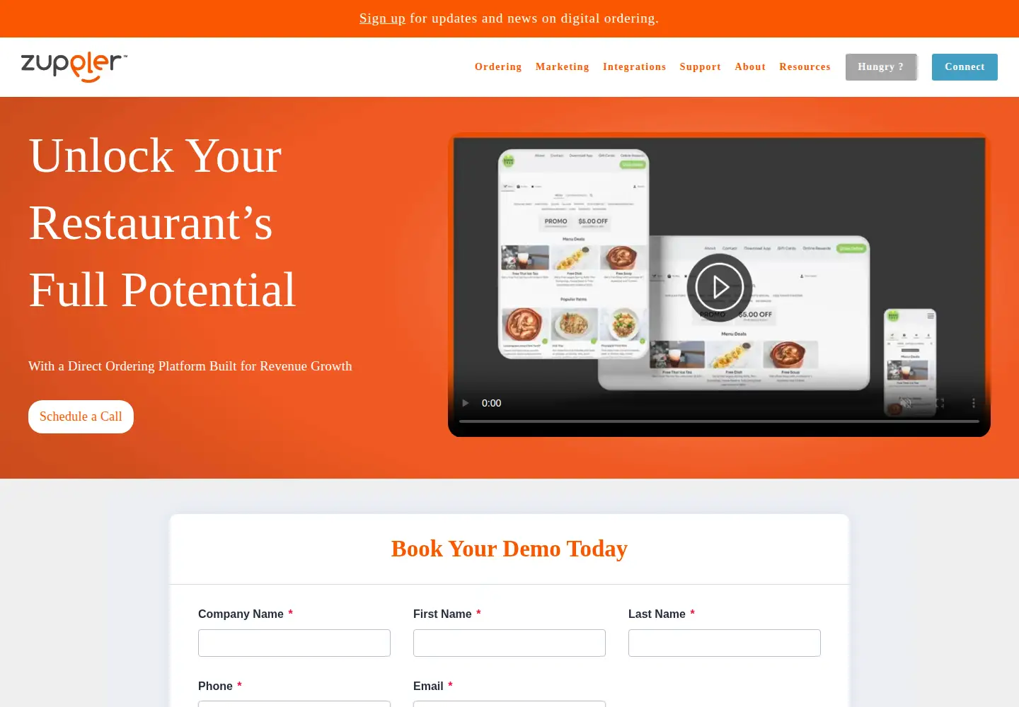 Screenshot of zuppler.com