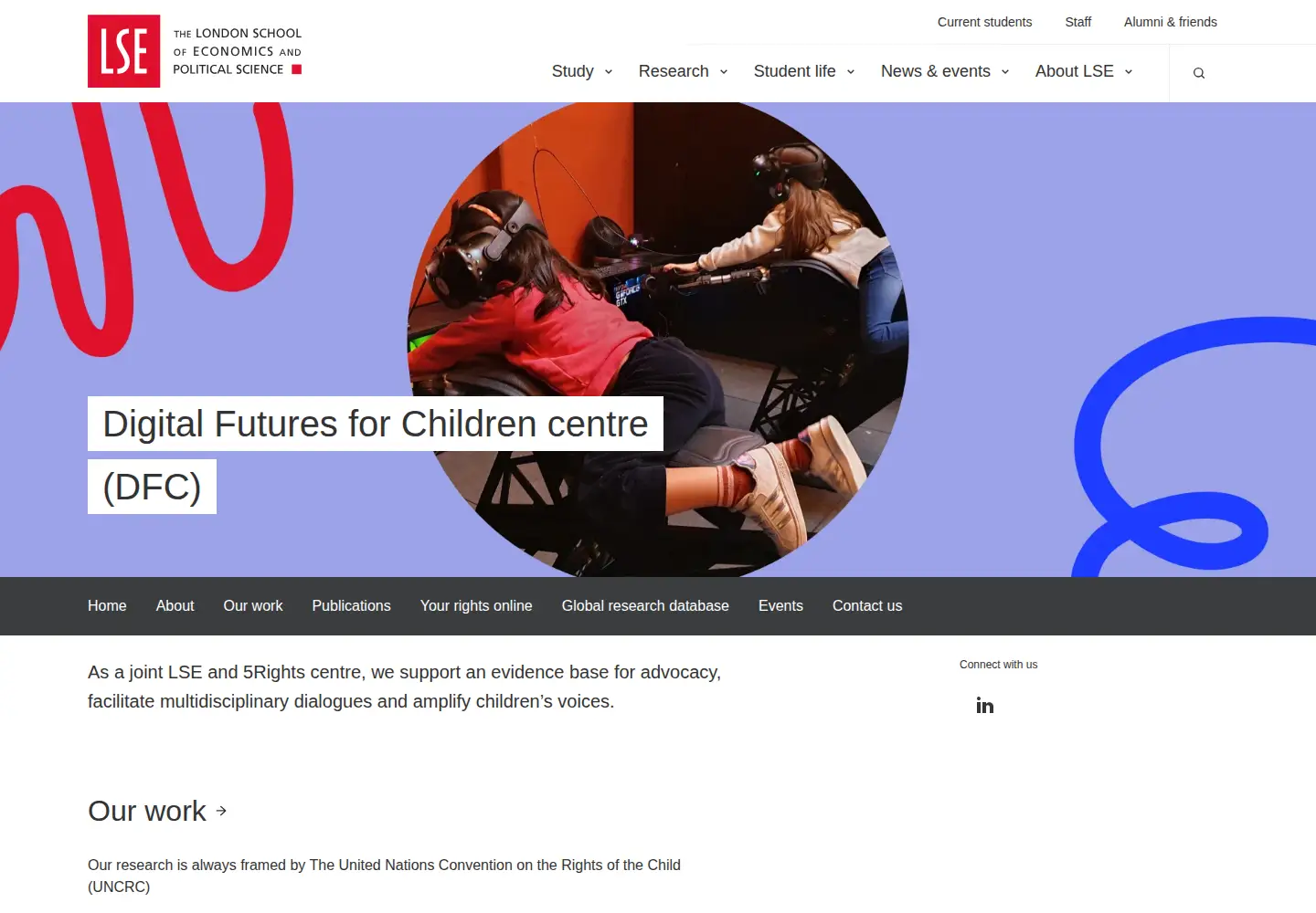 Screenshot of digital-futures-for-children.net