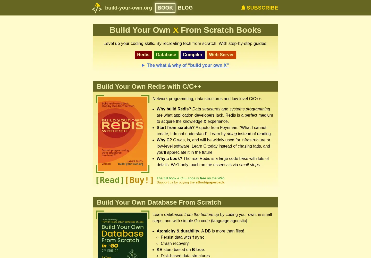 Screenshot of build-your-own.org