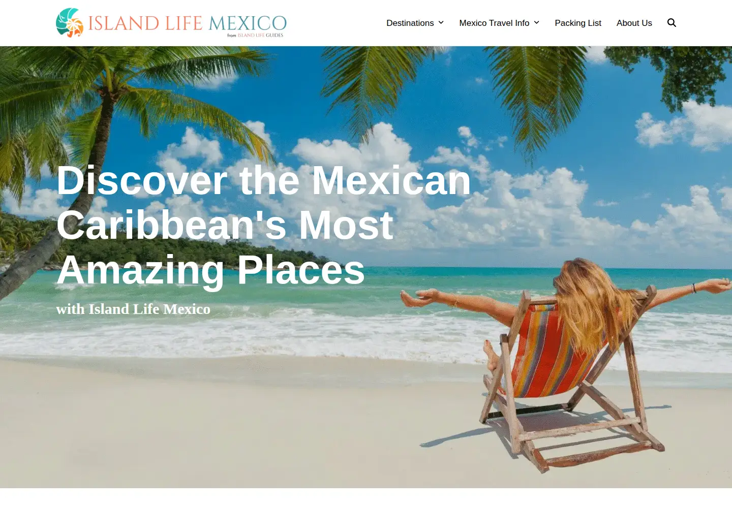 Captured homepage of islandlifemexico.com in the current scan