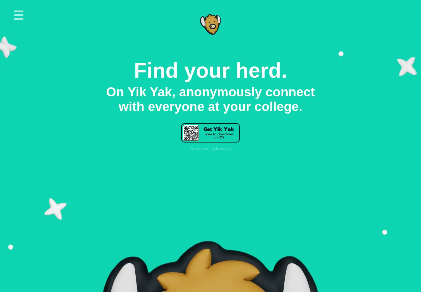 Screenshot of yikyak.com