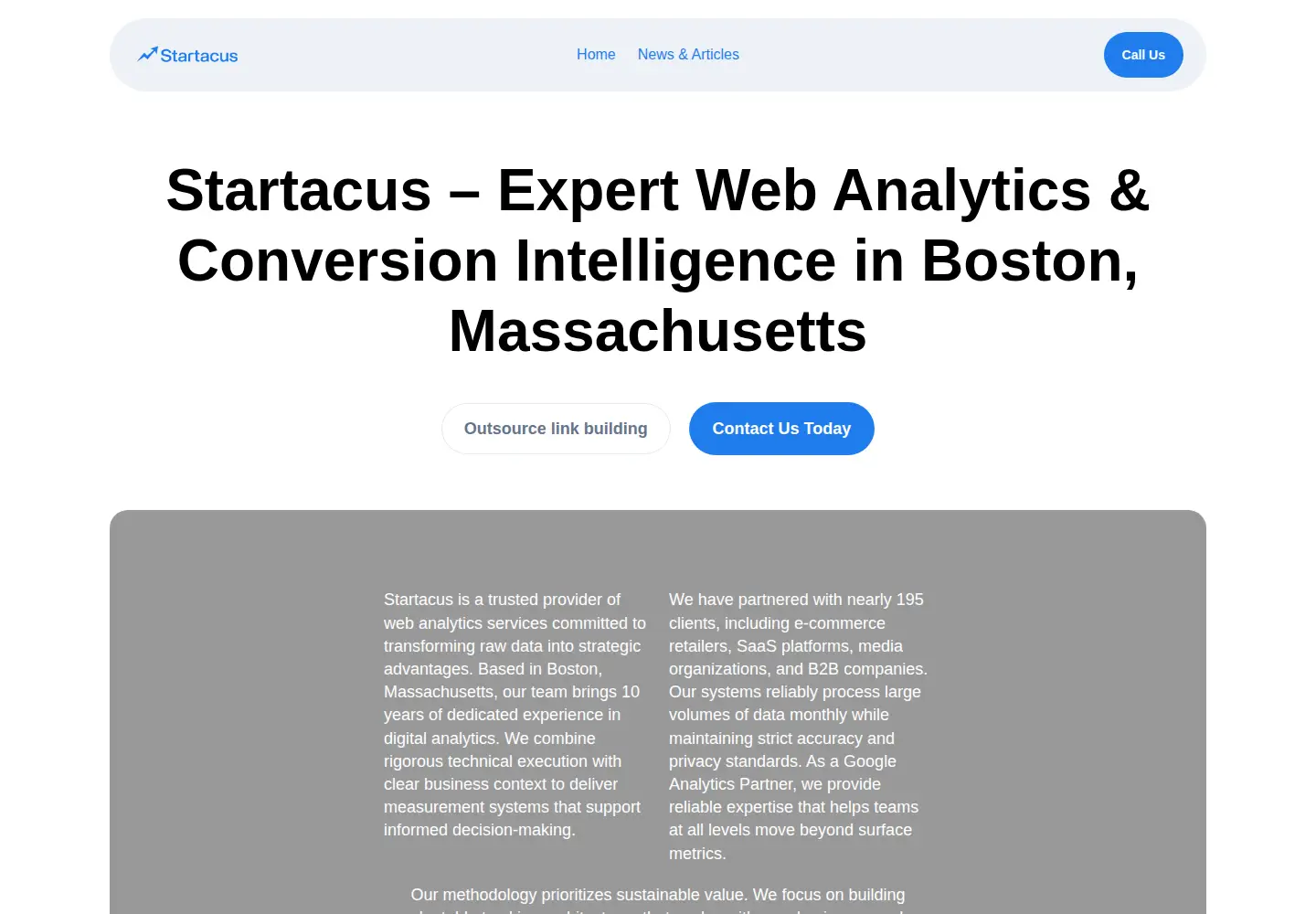 Screenshot of startacus.net