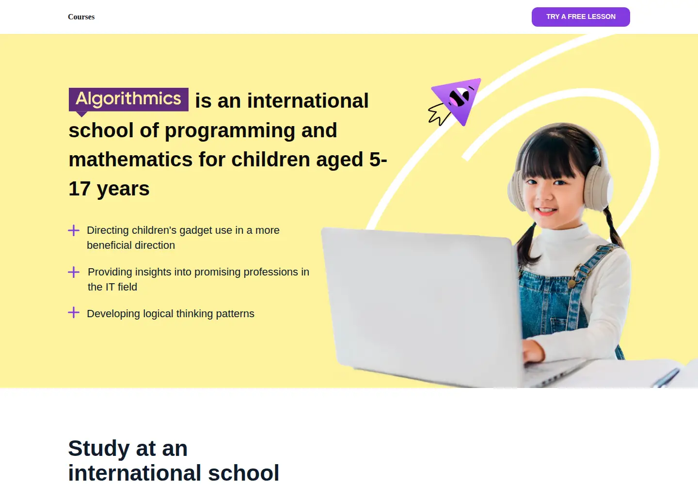 Screenshot of alg.academy