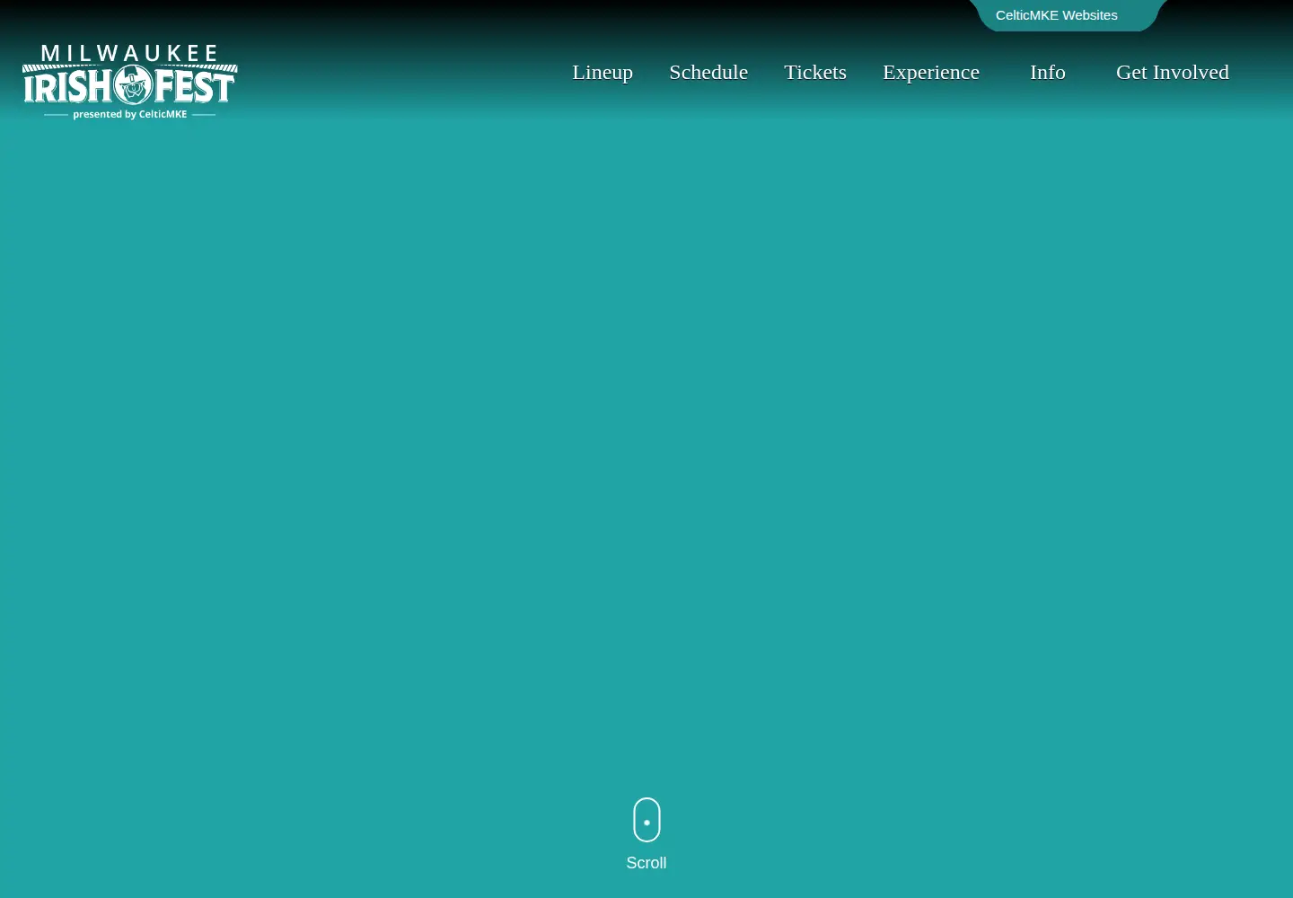Screenshot of irishfest.com