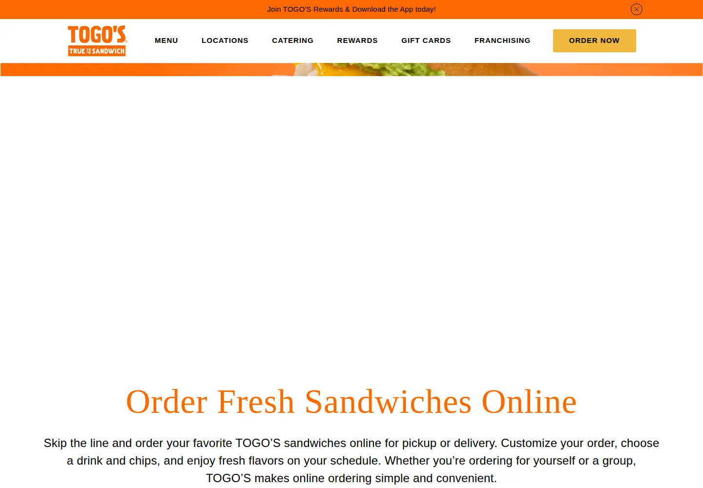 Screenshot of togos.com