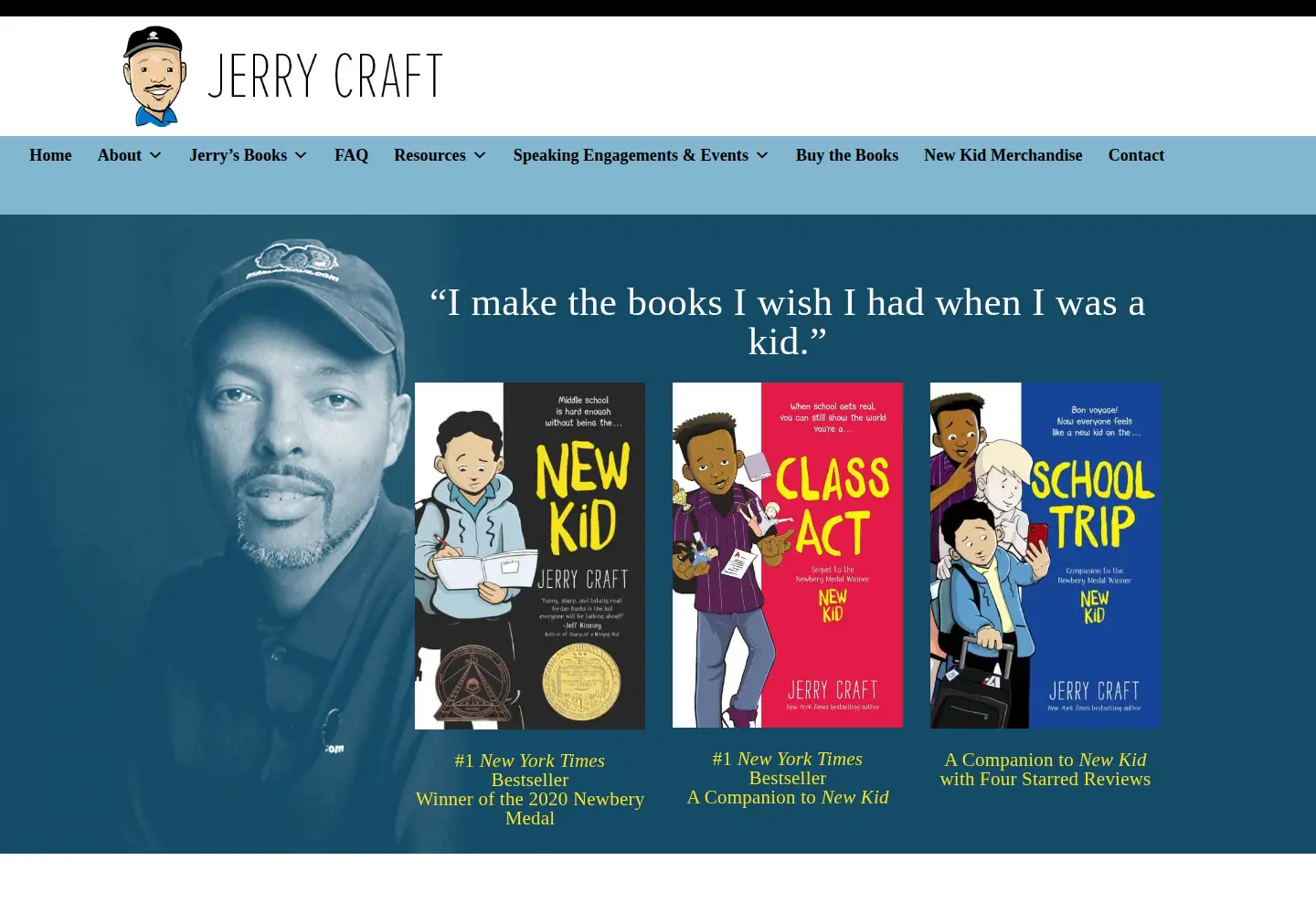 Captured homepage of jerrycraft.com in the current scan