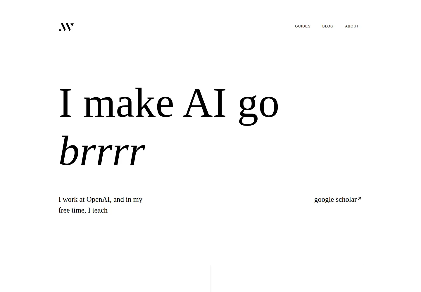 Screenshot of alvinwan.com