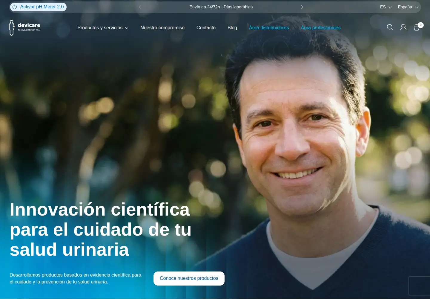 Screenshot of devicare.com