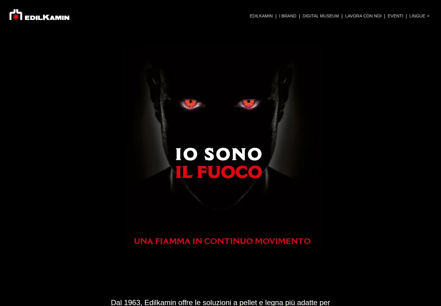 Screenshot of edilkamin.com