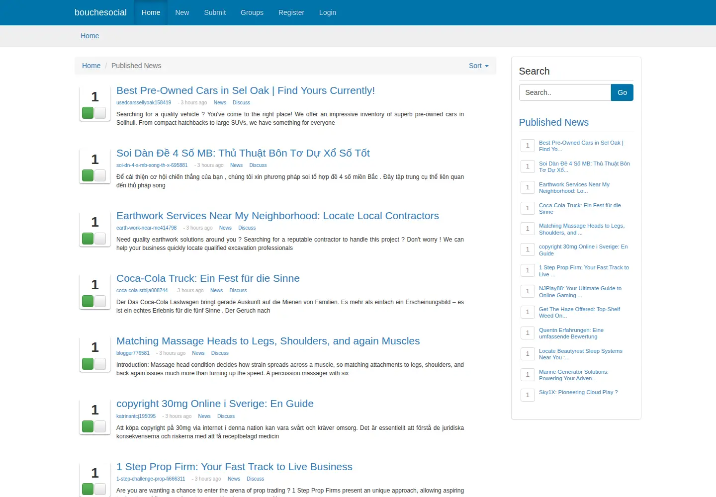 Screenshot of bouchesocial.com