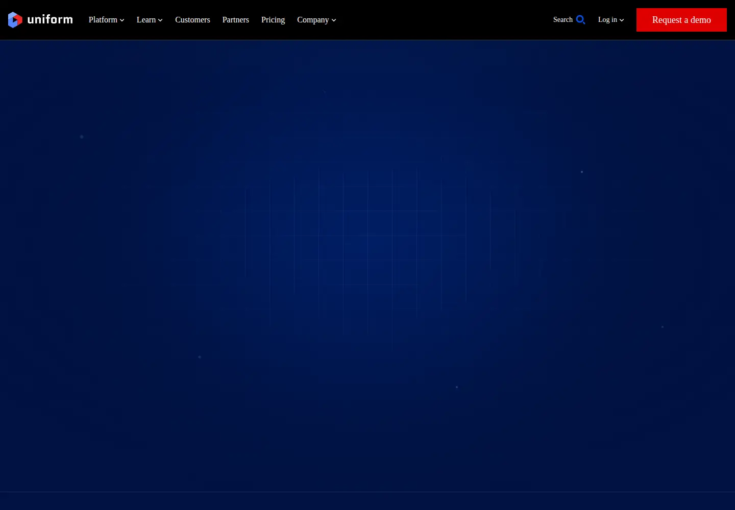 Screenshot of uniform.dev