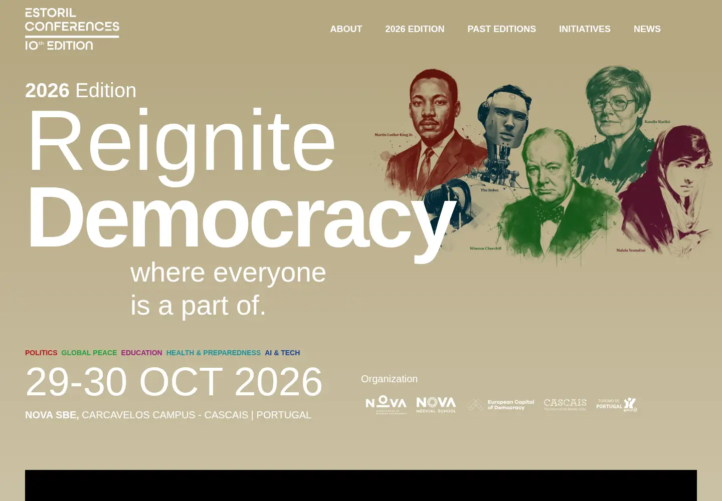 Screenshot of estorilconferences.org