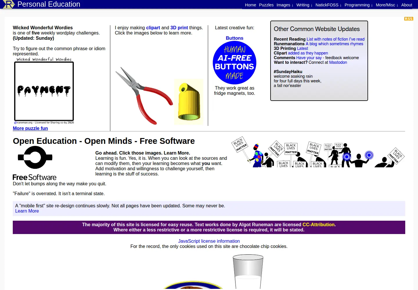 Screenshot of runeman.org