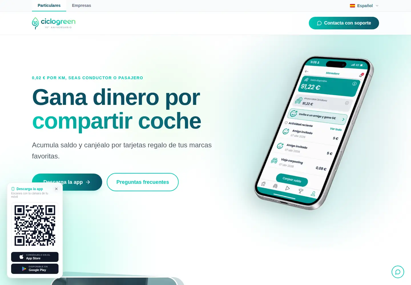 Screenshot of ciclogreen.com