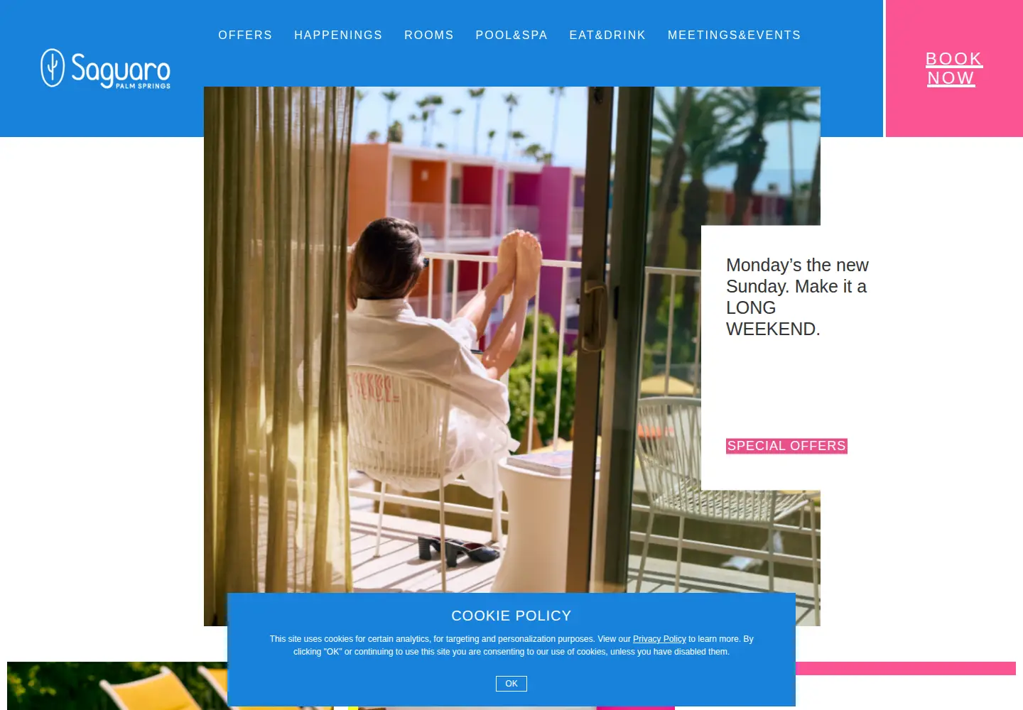Screenshot of thesaguaro.com