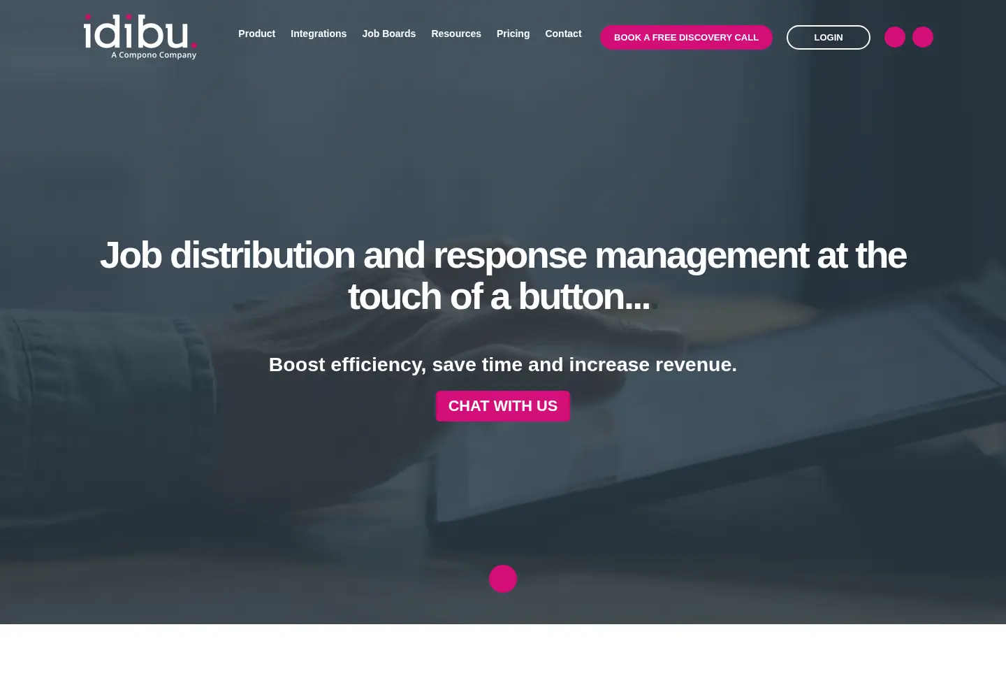 Captured homepage of aptrack.co in the current scan