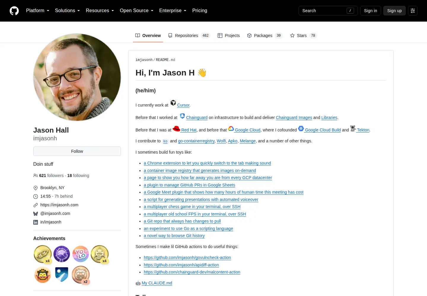 Screenshot of imjasonh.com