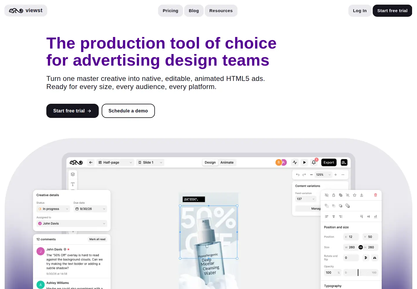 Screenshot of viewst.com