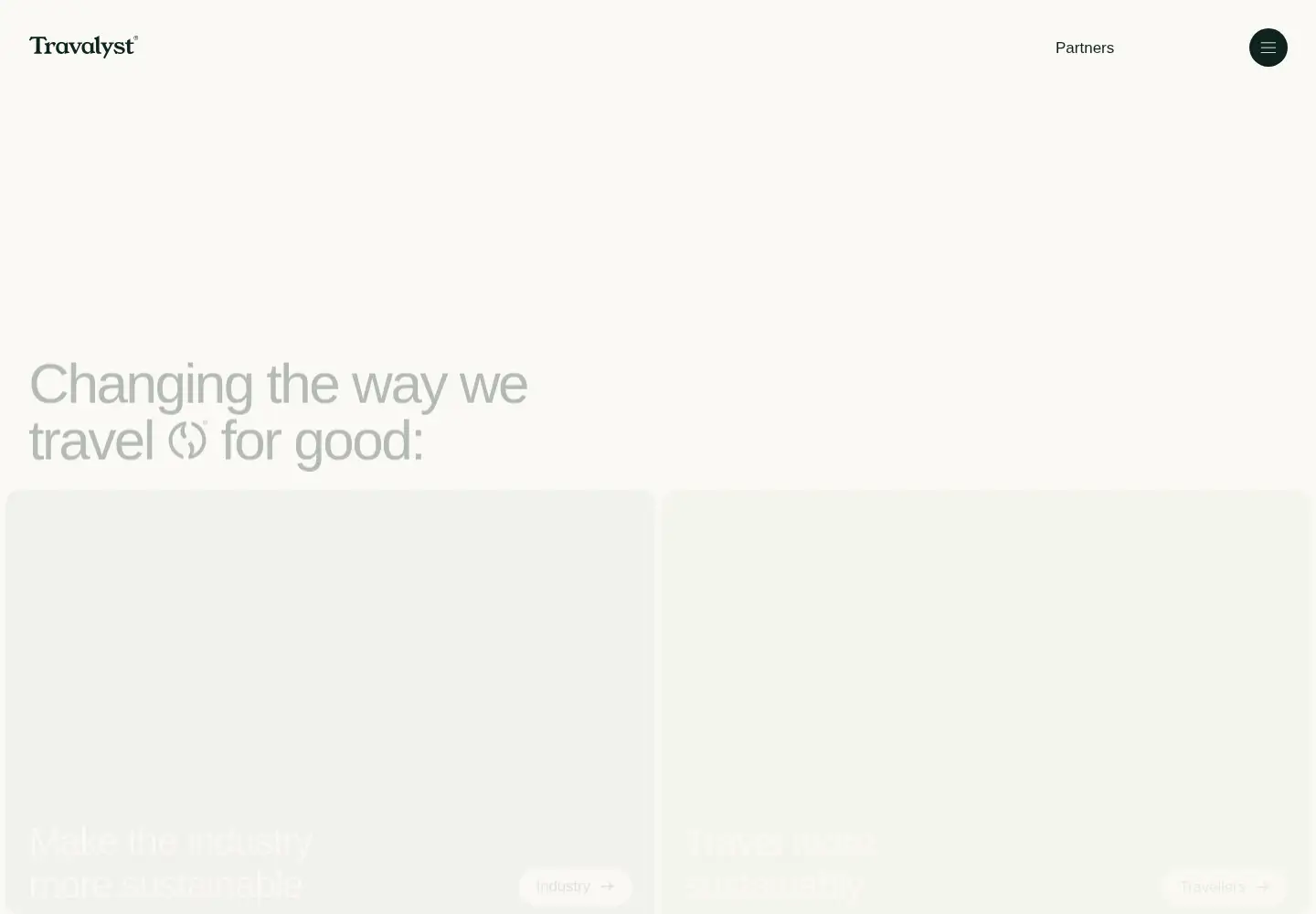 Screenshot of travalyst.org