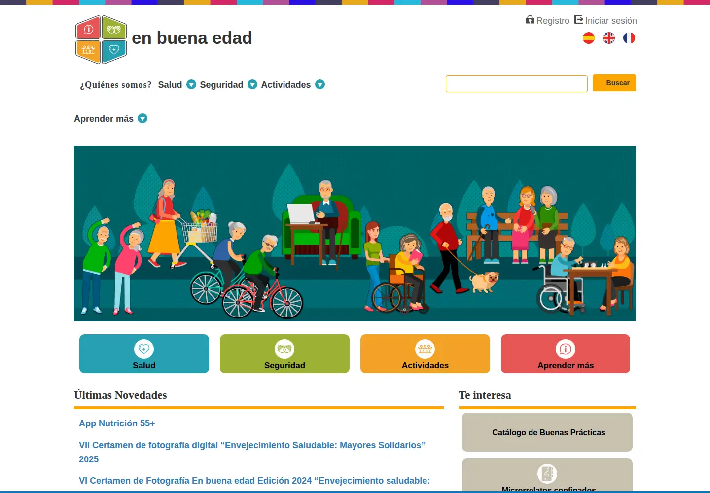 Screenshot of enbuenaedad.es