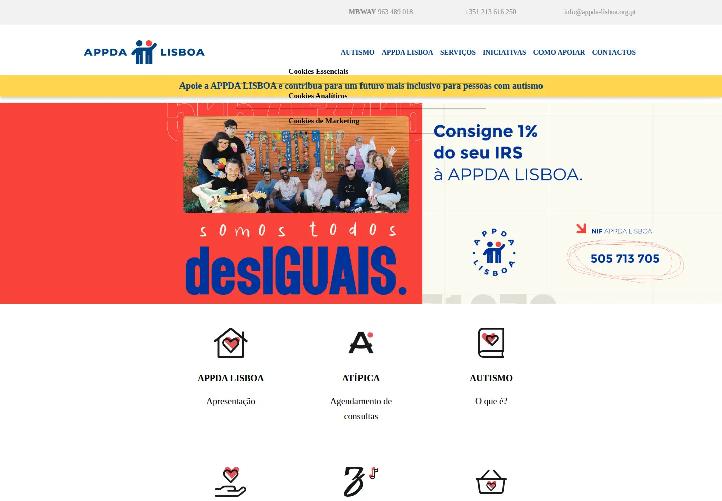Screenshot of appda-lisboa.org.pt