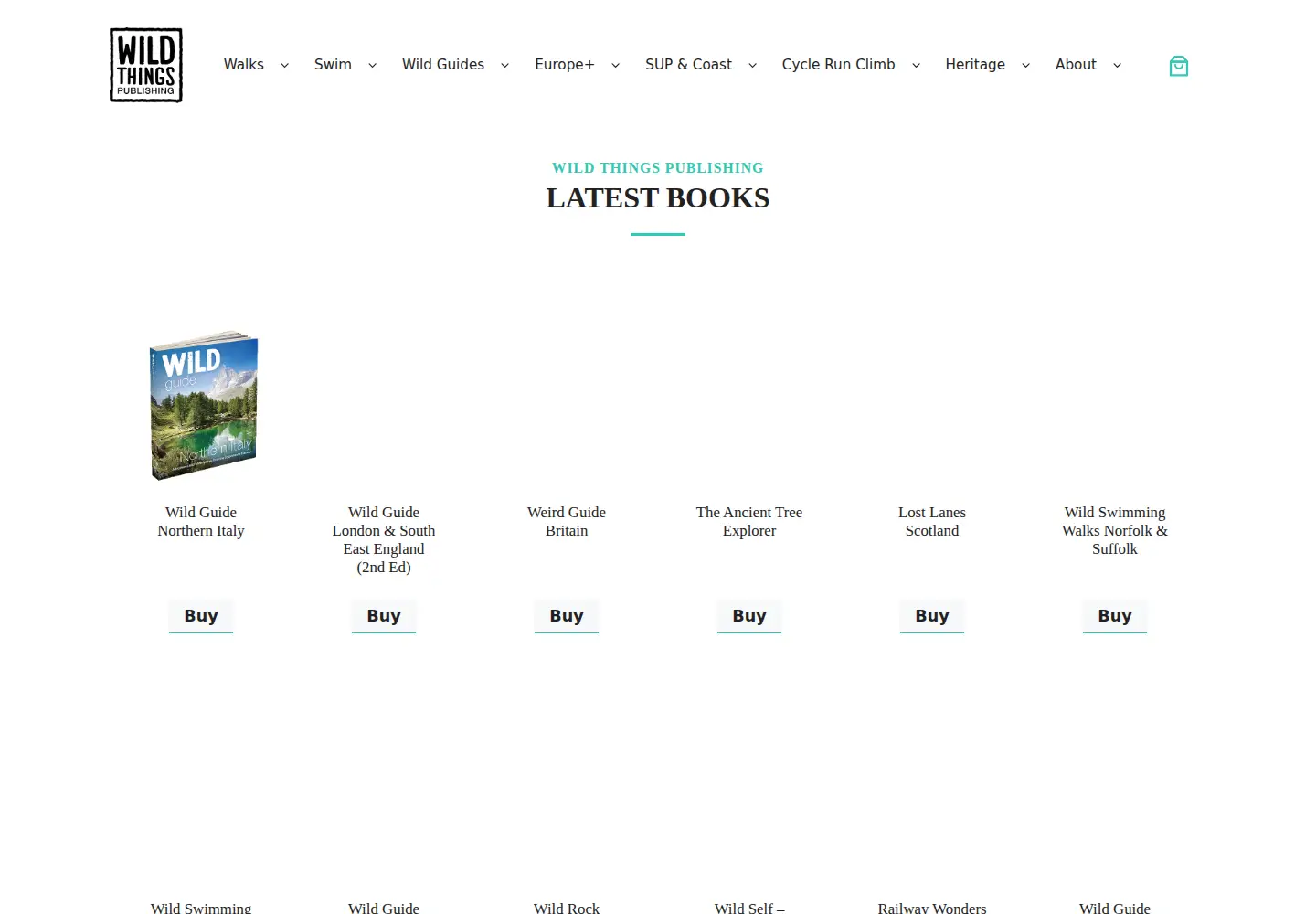 Captured homepage of wildthingspublishing.com in the current scan