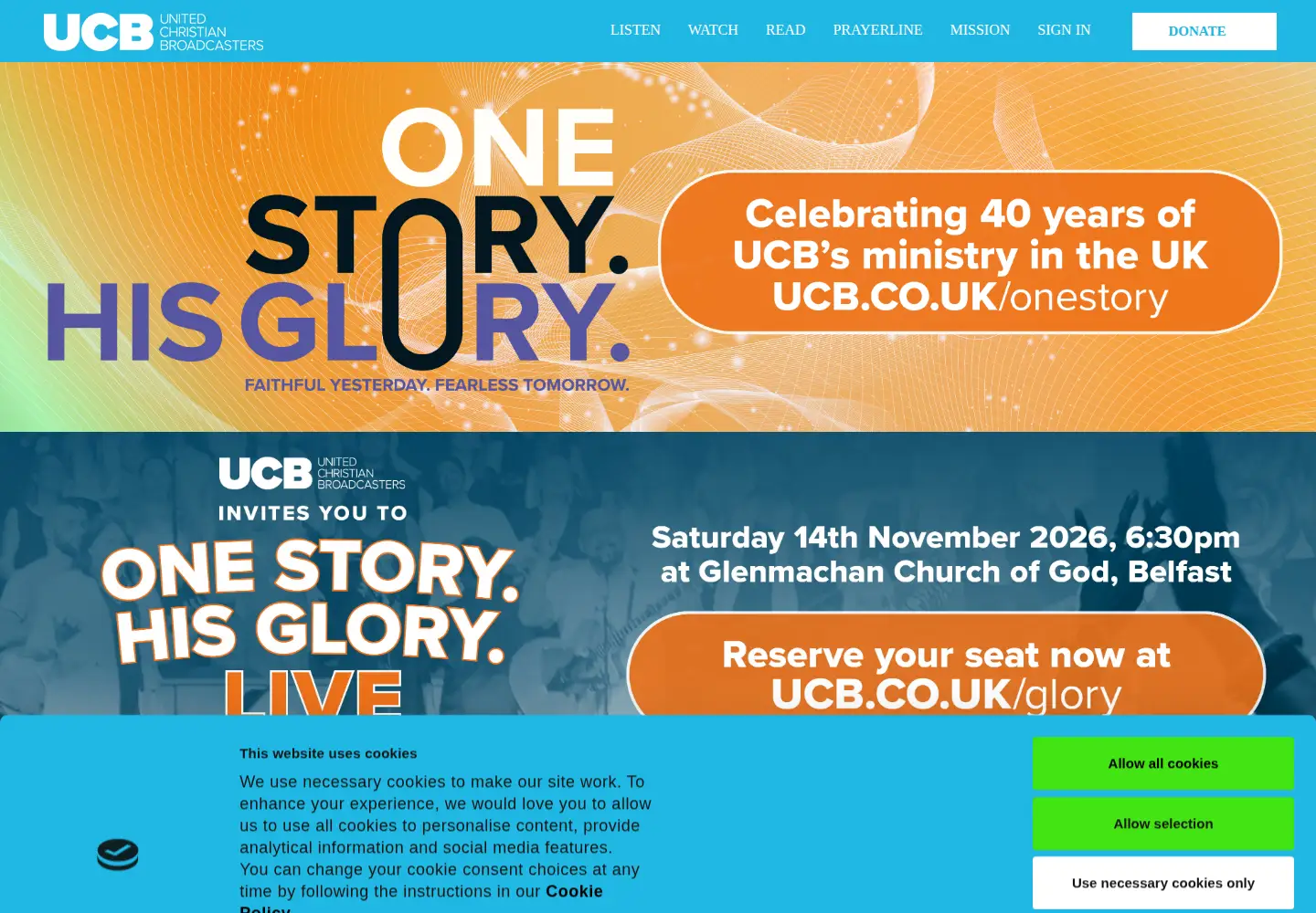 Captured homepage of ucb.co.uk in the current scan