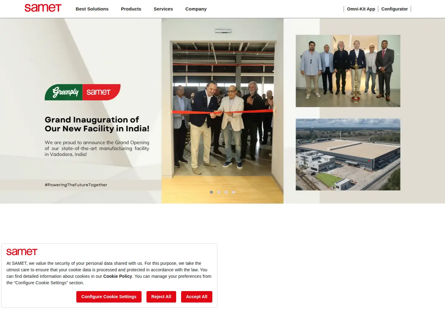 Screenshot of sametglobal.com