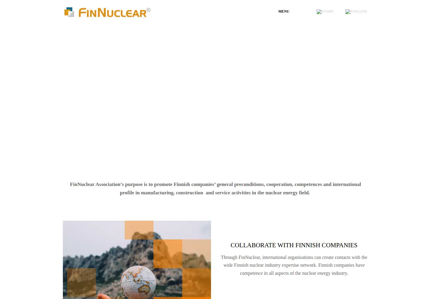 Screenshot of finnuclear.fi