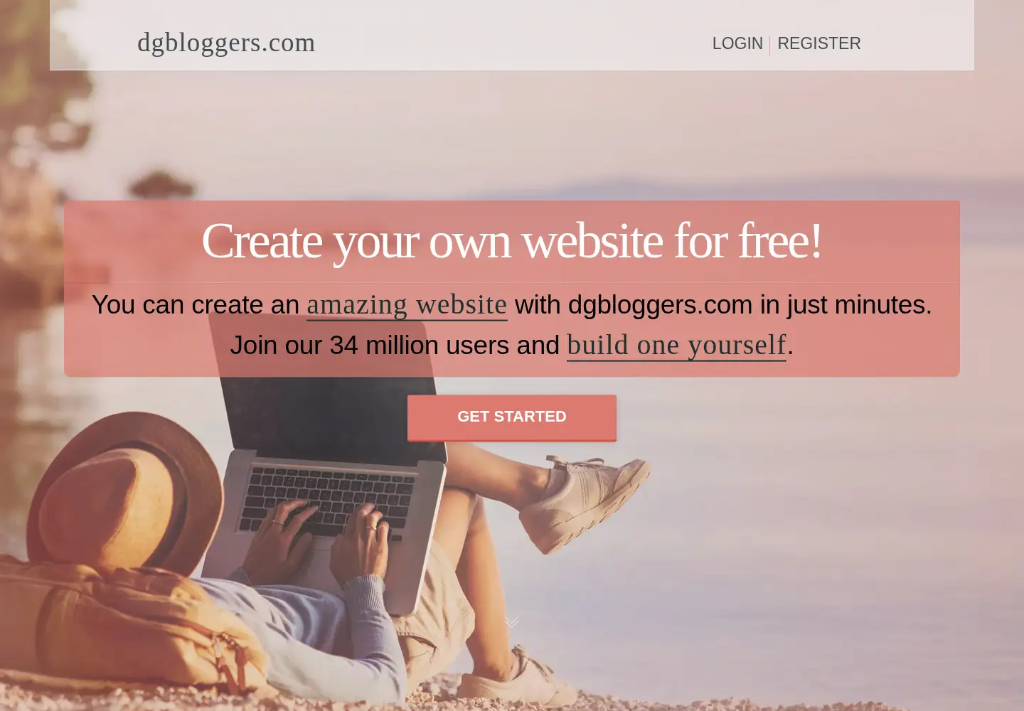 Screenshot of dgbloggers.com