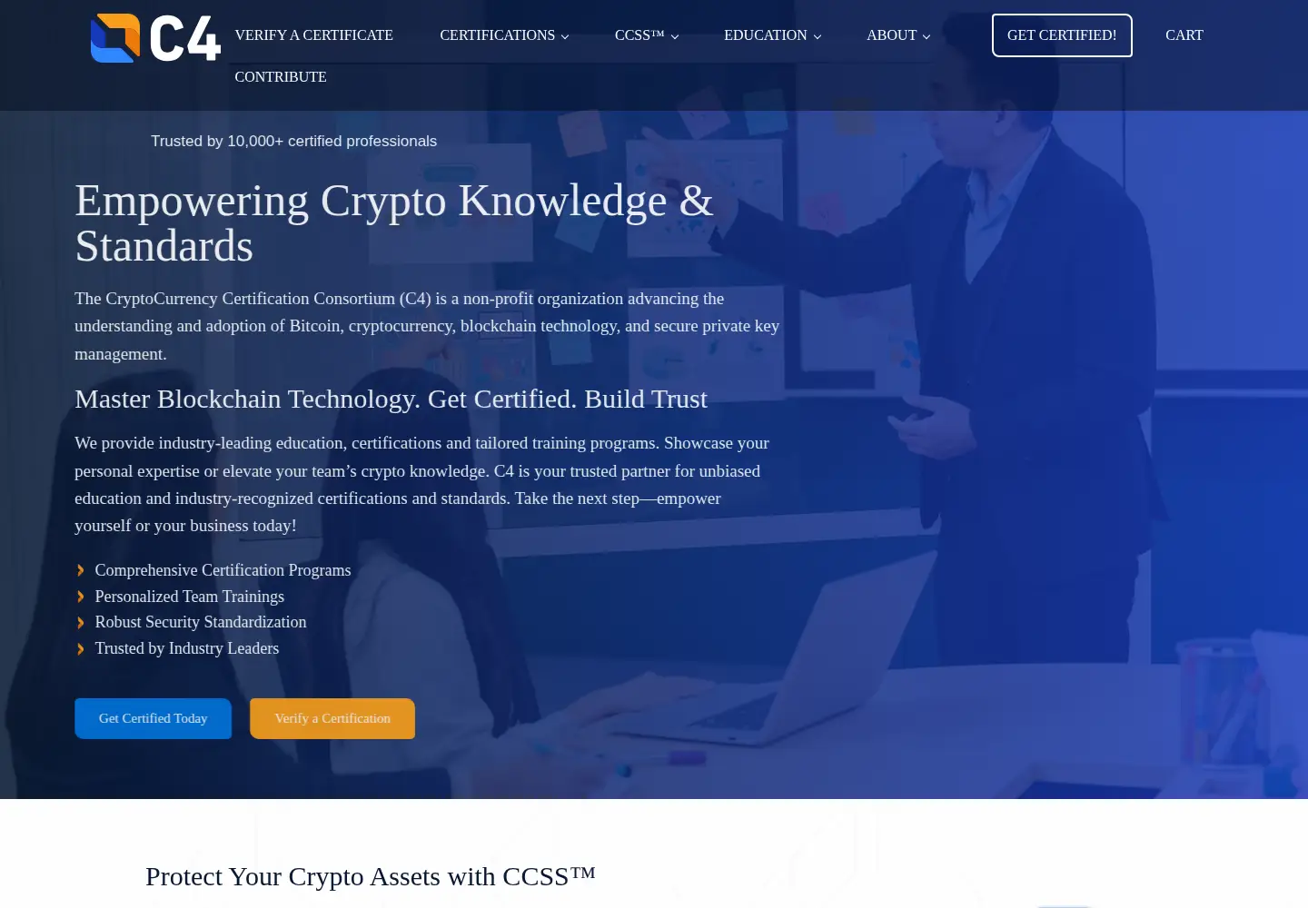 Screenshot of cryptoconsortium.org