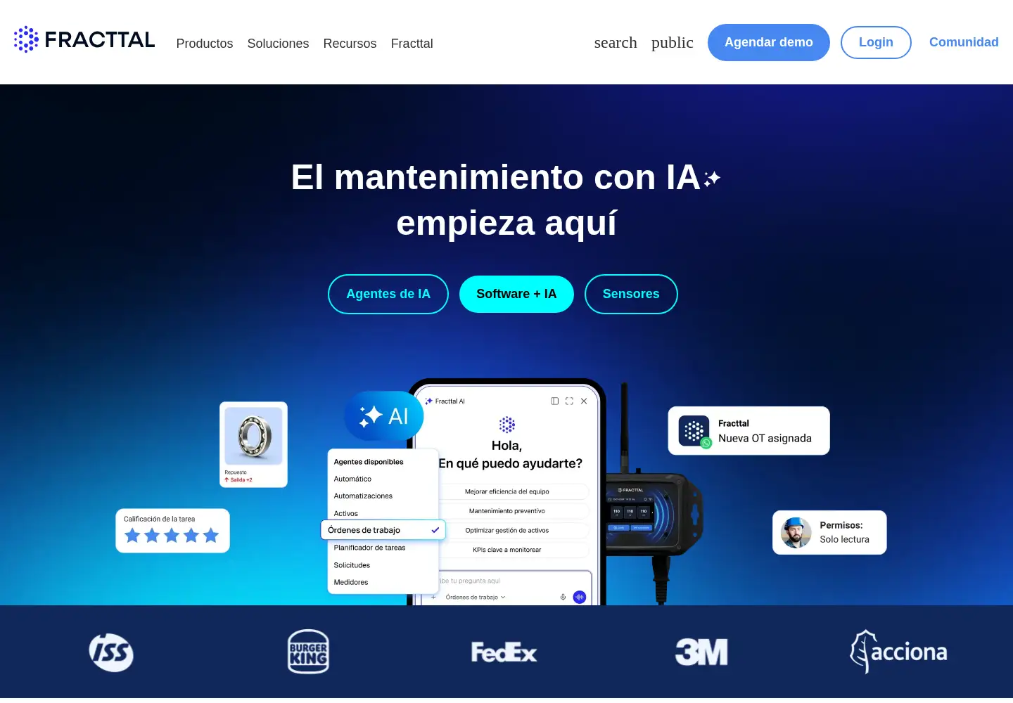 Screenshot of fracttal.com