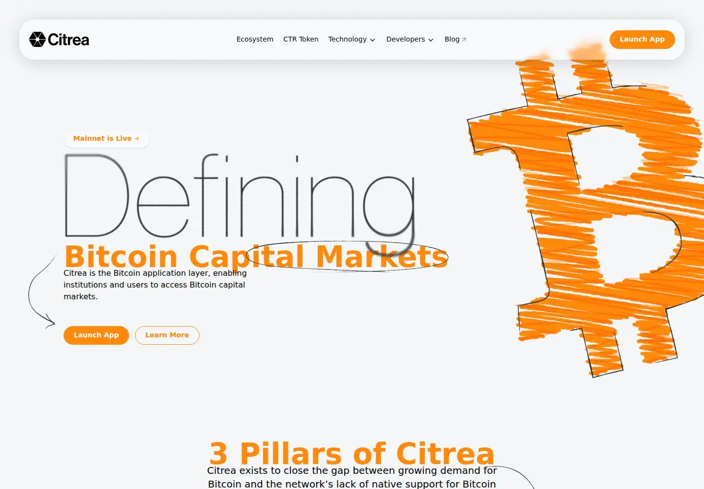 Captured homepage of citrea.xyz in the current scan