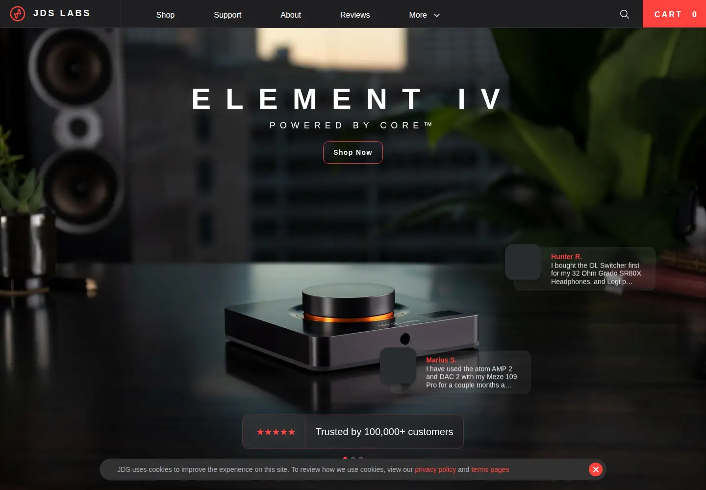 Screenshot of jdslabs.com