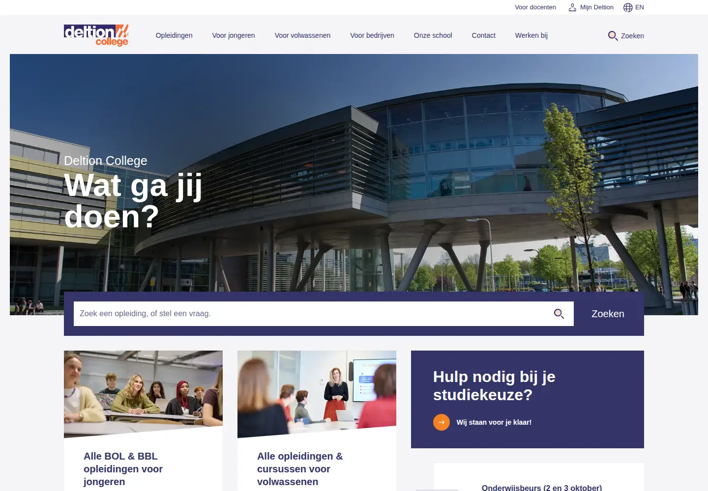 Screenshot of deltion.nl