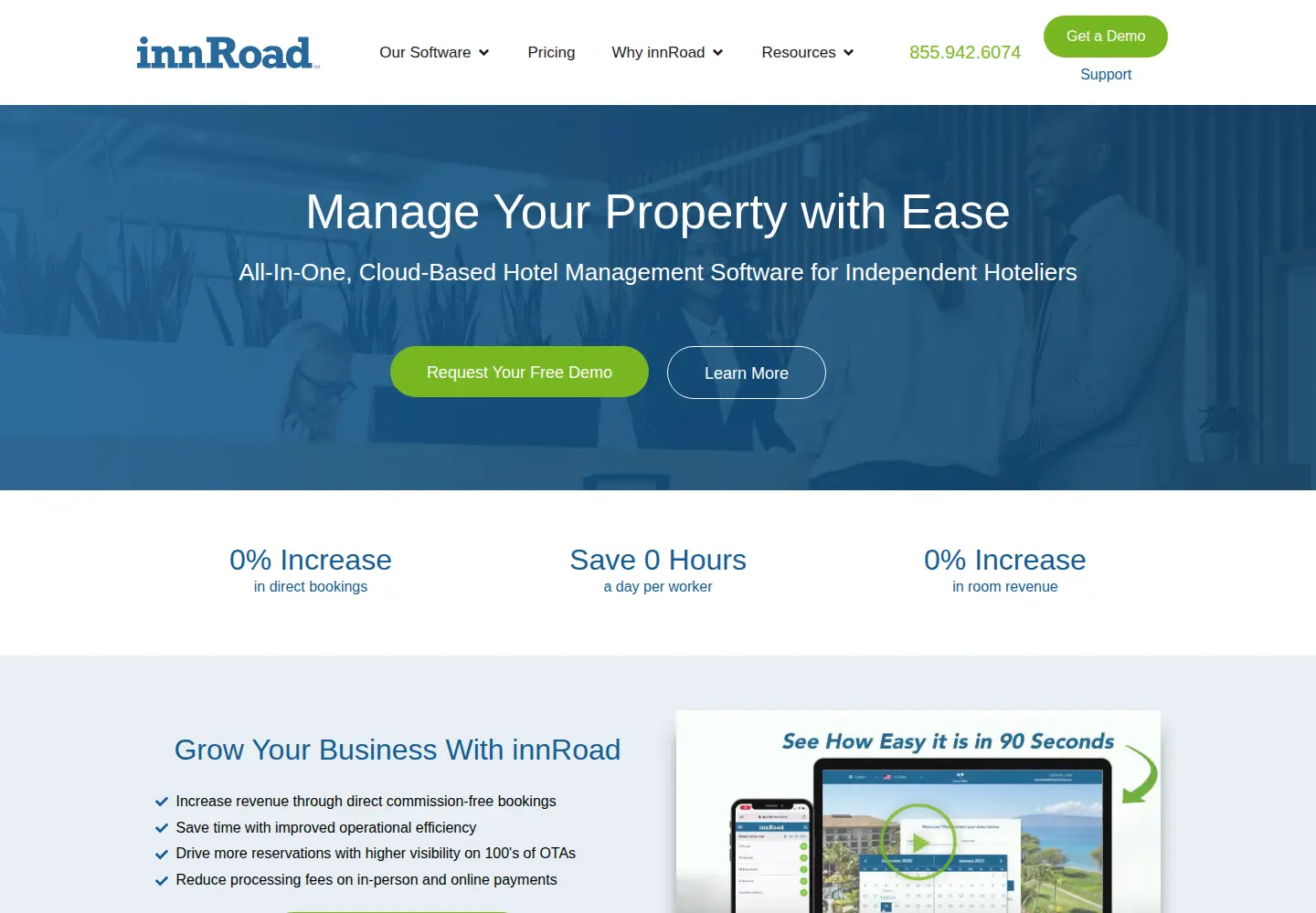 Screenshot of innroad.com