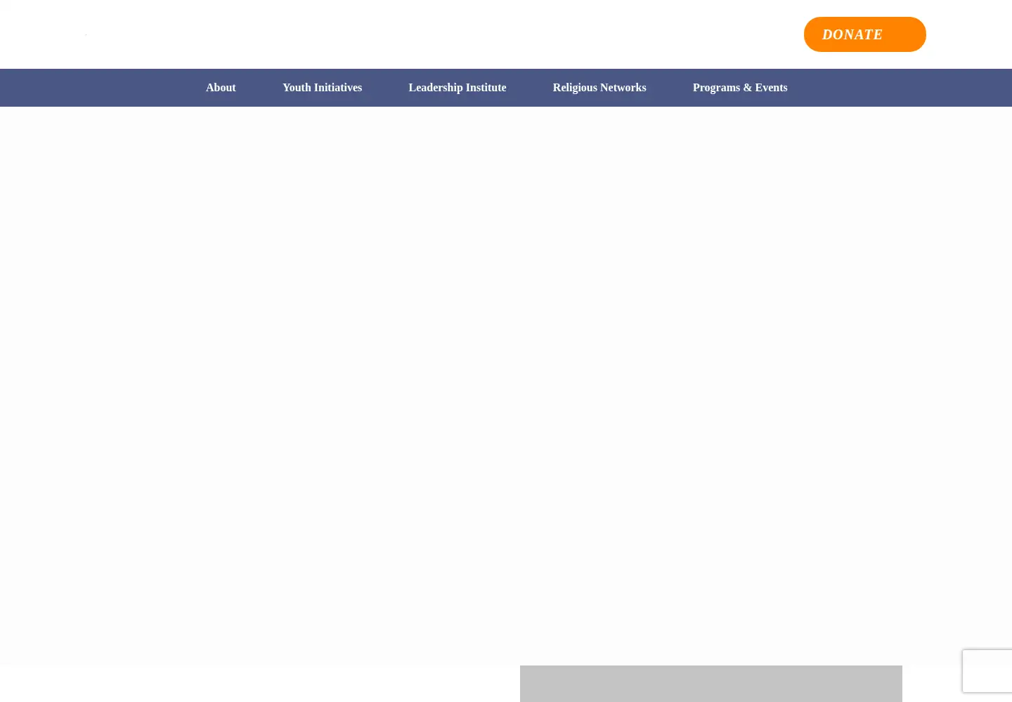 Screenshot of interfaithphiladelphia.org