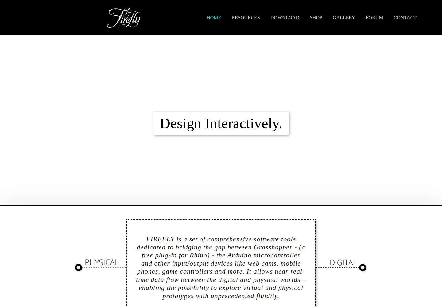 Screenshot of fireflyexperiments.com