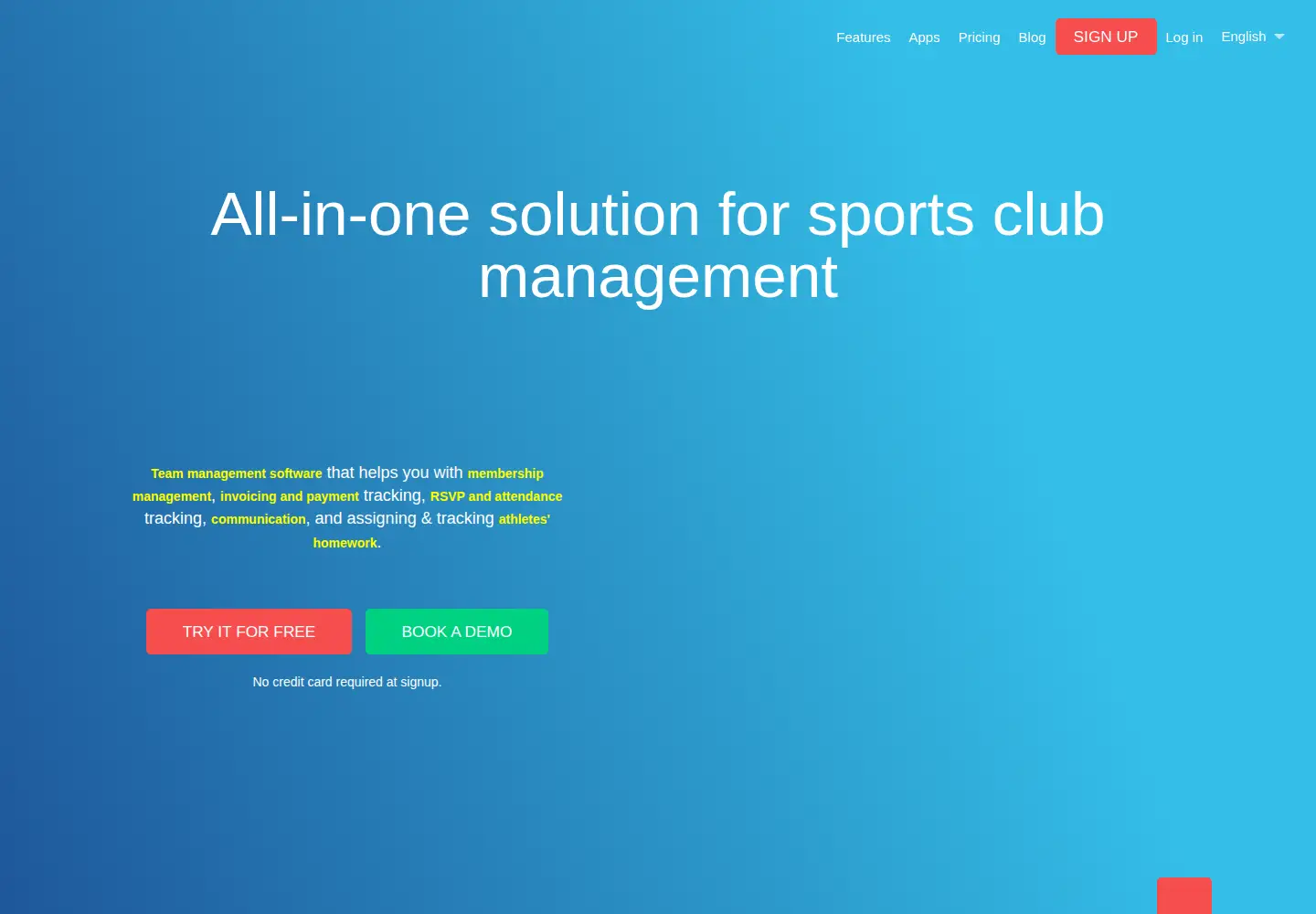 Screenshot of sportlyzer.com
