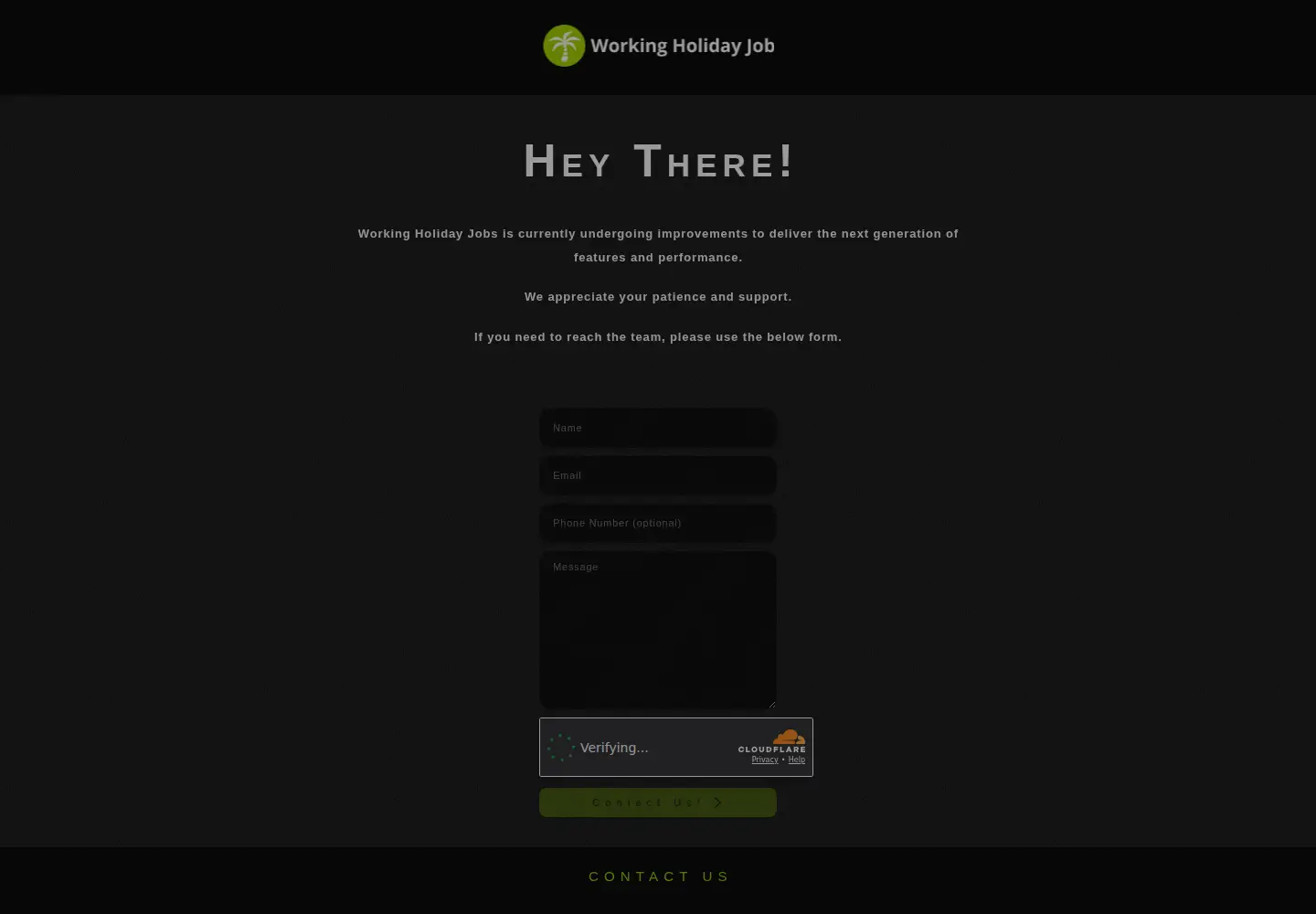 Screenshot of workingholidayjobs.com.au