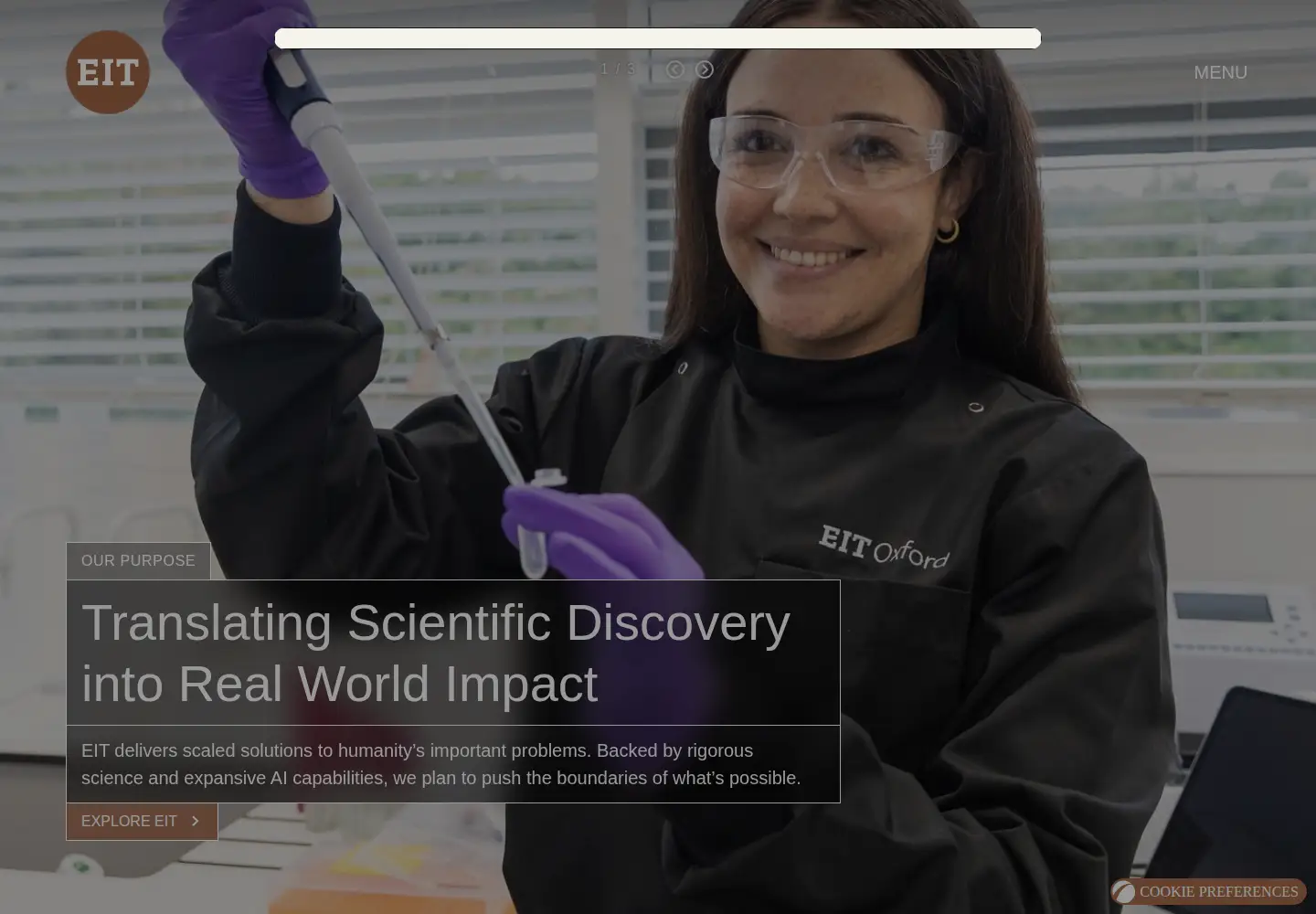 Screenshot of eit.org