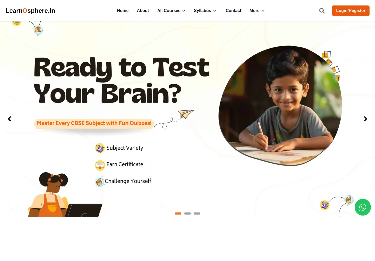 Screenshot of learnosphere.in