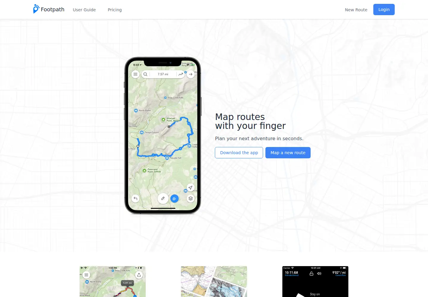 Screenshot of footpathapp.com